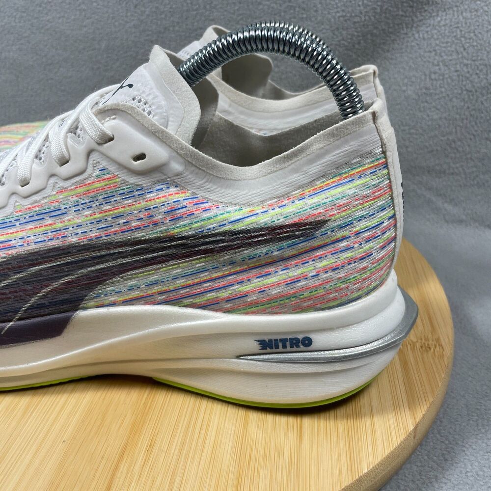Puma Deviate Nitro Spectra Womens Size 10 Running Shoes Sneakers Multicolor - Picture 6 of 16